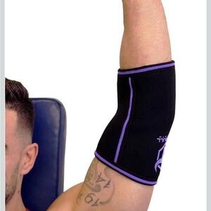 IRONBULL 5MM Elbow Sleeves High Performance Black/purple Sz#XS New